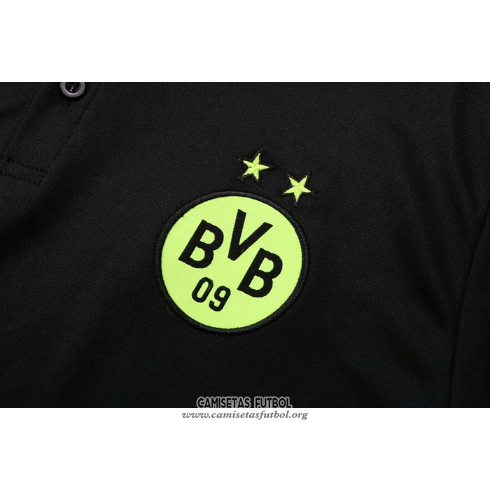 Camiseta Polo del Borussia Dortmund 2022/2023 Negro